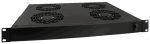 Pulsar RAWP-1 19" ventilátor panel, 1U, 4 ventilátor