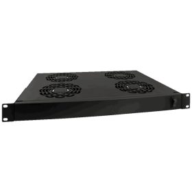 Pulsar RAWP-1 19" ventilátor panel, 1U, 4 ventilátor