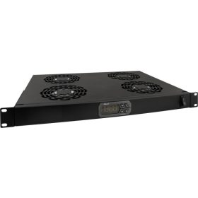  Pulsar RAWP-1R 19" ventilátor panel beépített termosztáttal, 1U, 4 ventilátor