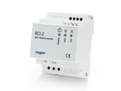 ROGER RCI-2 kommunikációs illesztő, USB-RS485, RACS beléptető- vagy más rendszerekben történő felhasználásra ROGER RCI-2 kommunikációs illesztő, USB-RS485, RACS beléptető- vagy más rendszerekben történő felhasználásra