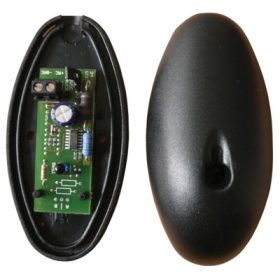    PROTECO RF36 infasorompó. - Kültéri csepp formájú, szép kivitel. Tápfeszültség: 12-24V=~, áthatolóképesség: 10m