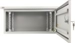   Pulsar RK464-G 19" 4U 600x400 fali rack szekrény, készre szerelt, vandálbiztos, szürke