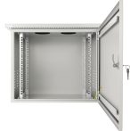   Pulsar RK964-G 19" 9U 600x400 fali rack szekrény, készre szerelt, vandálbiztos, szürke