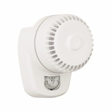 Fulleon ROLP/W1/LX-W/RF Roshni fali hang- és fényjelző, fehér ház, piros fény, 24 VDC, IP65