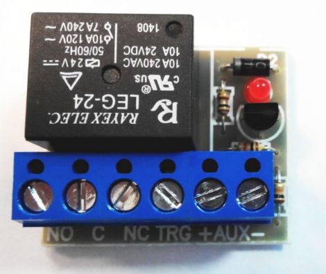 RP01TR12PLUS Relépanel, 1 csatorna, 12V, +trg