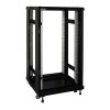 Pulsar RS2266 19" 22U 600x600 álló rack szekrény, lapraszerelt, fekete