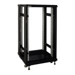   Pulsar RS2266 19" 22U 600x600 álló rack szekrény, lapra szerelt, fekete