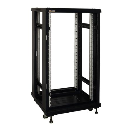 Pulsar RS2266 19" 22U 600x600 álló rack szekrény, lapra szerelt, fekete