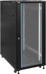   Pulsar RS2761 19" 27U 600x1000 álló rack szekrény, lapra szerelt, fekete