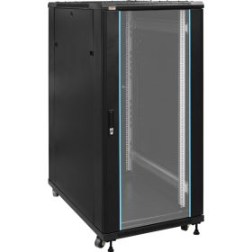   Pulsar RS2761 19" 27U 600x1000 álló rack szekrény, lapraszerelt, fekete