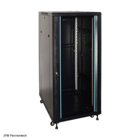   Pulsar RS2768 19" 27U 600x800 álló rack szekrény, lapraszerelt, fekete