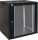 Pulsar RW1264 19" 12U 600x450 fali rack szekrény, készre szerelt, fekete