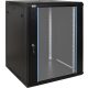 Pulsar RW1566 19" 15U 600x600 fali rack szekrény, készre szerelt, fekete