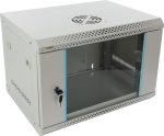   Pulsar RW654-G 19" 6U 540x400 fali rack szekrény, készre szerelt, szürke, könnyített kialakítás
