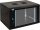 Pulsar RW664 19" 6U 600x450 fali rack szekrény, készre szerelt, fekete