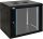 Pulsar RW964 19" 9U 600x450 fali rack szekrény, készre szerelt, fekete