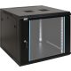 Pulsar RW966 19" 9U 600x600 fali rack szekrény, készre szerelt, fekete