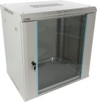   Pulsar RWA1264-G 19" 12U 600x450 fali rack szekrény, lapra szerelt, szürke, könnyített kialakítás
