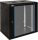 Pulsar RWA1264 19" 12U 600x450 fali rack szekrény, lapraszerelt, fekete