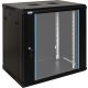 Pulsar RWA1264 19" 12U 600x450 fali rack szekrény, lapraszerelt, fekete