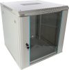 Pulsar RWA1266-G 19" 12U 600x600 fali rack szekrény, lapra szerelt, szürke, könnyített kialakítás Pulsar RWA1266-G 19" 12U 600x600 fali rack szekrény, lapra szerelt, szürke, könnyített kialakítás