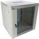 Pulsar RWA1266-G 19" 12U 600x600 fali rack szekrény, lapraszerelt, szürke, könnyített kialakítás