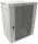 Pulsar RWA1564-G 19" 15U 600x450 fali rack szekrény, lapraszerelt, szürke, könnyített kialakítás