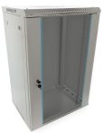   Pulsar RWA1864-G 19" 18U 600x450 fali rack szekrény, lapra szerelt, szürke, könnyített kialakítás