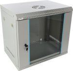   Pulsar RWA954-G 19" 9U 540x400 fali rack szekrény, lapra szerelt, szürke, könnyített kialakítás