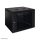 Pulsar RWA966 19" 9U 600x600 fali rack szekrény, lapraszerelt, fekete