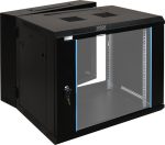   Pulsar RWD966 19" 9U 600x600 fali rack szekrény, kiforgatható, készre szerelt, fekete
