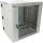Pulsar RWDA1265-G 19" 12U 600x550 fali rack szekrény, kiforgatható, lapraszerelt, szürke, könnyített kialakítás