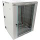 Pulsar RWDA1565-G 19" 15U 600x550 fali rack szekrény, kiforgatható, lapraszerelt, szürke, könnyített kialakítás