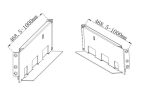   Hikvision R Series UPS Rack Slide 4-post UPS rack sín R szériához