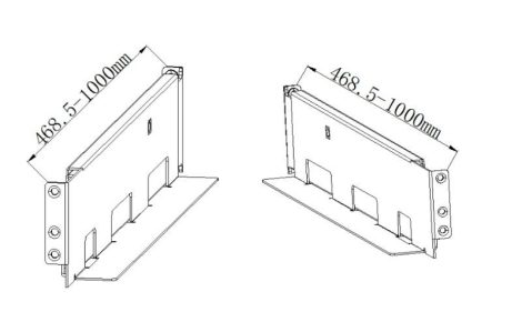 Hikvision R Series UPS Rack Slide 4-post UPS rack sín R szériához
