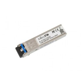   MikroTik S-31DLC20D Monomódusú SFP, dual LC, 1.25G, 1310nm, 20km, DDM