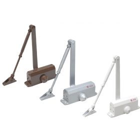  Silin SA-5012AW-SV Karos ajtóbehúzó 25-45 kg ajtóra, termostabil olajjal, ezüst
