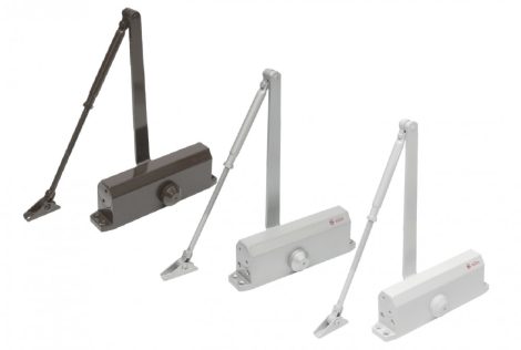 Silin SA-5044AW-SV Karos ajtóbehúzó 60-85 kg ajtóra, termostabil olajjal, ezüst