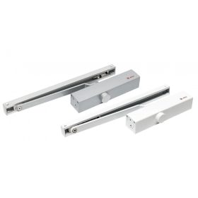   Silin SA-8033-SV Csúszósínes ajtóbehúzó 60-85 kg ajtóra, termostabil olajjal, ezüst