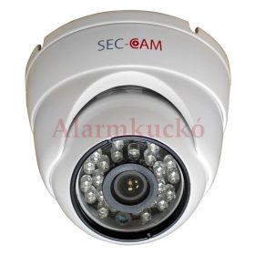   Sec-CAM SC-DE800F LUNAR, 800TVL (0.55MP, 960H), kültéri (IP66)/ beltéri, ANALÓG színes, éjjel látó IR-LED-es, biztonsági megfigyelő dóm kamera