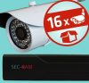 Sec-CAM 1MP AHD - KÜLTÉRI KOMPAKT KAMERA - 16 KAMERÁS KOMPLETT KAMERARENDSZER - valódi 1 MegaPixel (HD 720p) biztonsági megfigyelő szett Sec-CAM 1MP AHD - KÜLTÉRI KOMPAKT KAMERA - 16 KAMERÁS KOMPLETT KAMERARENDSZER - valódi 1 MegaPixel (HD 720p) biztonsági megfigyelő szett