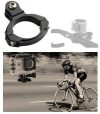 SJ/GP-72, biciklis, motoros KORMÁNY rögzítő fém KONZOL - SJCAM és GoPro akciókamerákhoz - SJCAM SJ4000, SJ5000, X1000 sorozatokhoz - FEKETE 