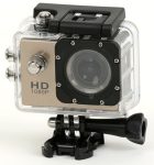   SJCAM SJ4000, akciókamera, sportkamera, EREDETI gyári modell, FULL HD 1080p (30fps) videó, 12MP kép, vízálló tokban, 170°, színes LCD, OSD, akkuval, alap felszerelő készlettel - GYÁRI EREDETI - ARANY 