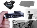   SJ/GP-108B, közepes méretű rögzítő CSIPESZ (360º), aljtattal, csatos konzolhoz - SJCAM és GoPro akciókamerához - SJCAM SJ4000, SJ5000, X1000 sorozatokhoz 