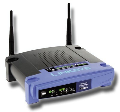  LINKSYS LWRT54GL, vezeték nélküli ROUTER + 4 portos SWITCH 