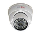   Sec-CAM SCAHD-DE100F LUNAR, valódi 1MP (HD 720p), kültéri (IP66), AHD-M, színes, éjjel látó IR-LED-es, biztonsági megfigyelő dóm kamera - 1 megapixel