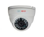   Sec-CAM SCI-DMP130F/A AUDIO LUNAR, valódi 1.3MP (HD 960p), kültéri / beltéri, mikrofon (audió hang) bemenet, IP, éjjel látó IR LED-es, színes biztonsági megfigyelő dóm kamera - 1.3 megapixel 