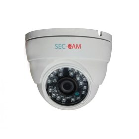   Sec-CAM SCI-DMP130F/A AUDIO LUNAR, valódi 1.3MP (HD 960p), kültéri / beltéri, mikrofon (audió hang) bemenet, IP, éjjel látó IR LED-es, színes biztonsági megfigyelő dóm kamera - 1.3 megapixel 