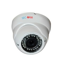   Sec-CAM SCI-DMP201VF/POE SATURN, varifokális, valódi 2MP (FULL HD 1080p), kültéri / beltéri, IP, éjjel látó IR LED-es, színes biztonsági megfigyelő dóm kamera, 12VDC/POE - 2 megapixel 