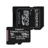 Kingston SDCS2/128GB 128GB microSD kártya, microSDXC, UHS-I Speed Class, U1, V10, adapterrel Kingston SDCS2/128GB 128GB microSD kártya, microSDXC, UHS-I Speed Class, U1, V10, adapterrel